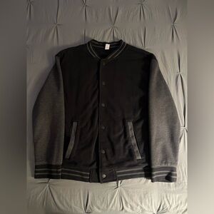 Old Navy Vintage Button Front Varsity Bomber Jacket